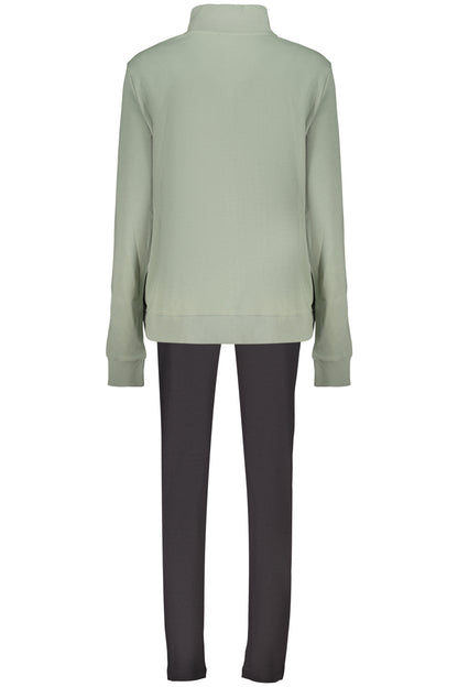 FREDDY WOMEN'S GREEN ZIP-UP SWEATSHIRT