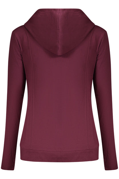 FREDDY WOMEN'S PURPLE ZIP-UP SWEATSHIRT