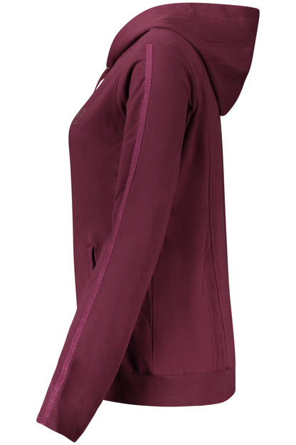 FREDDY WOMEN'S PURPLE ZIP-UP SWEATSHIRT
