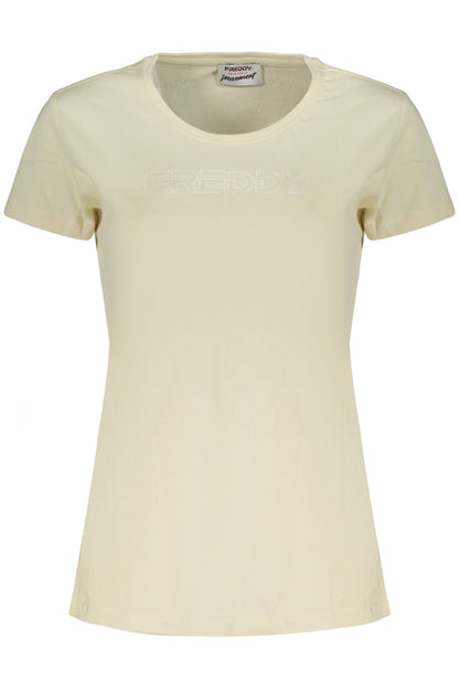 FREDDY WOMEN'S SHORT-SLEEVE T-SHIRT BEIGE
