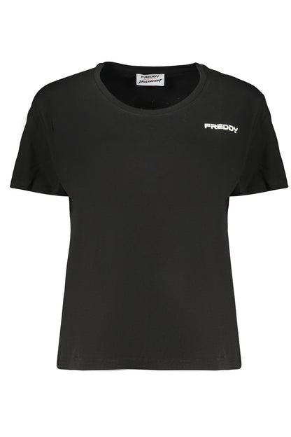 FREDDY WOMEN'S SHORT-SLEEVE T-SHIRT BLACK