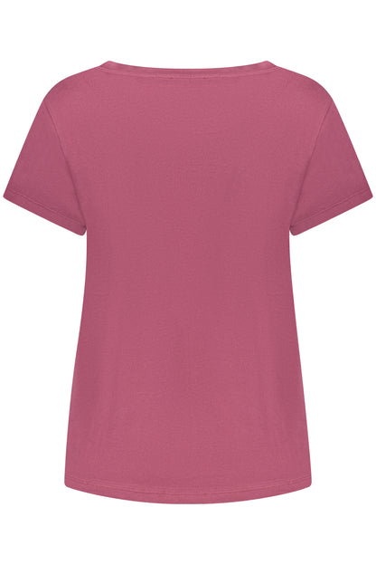 FREDDY WOMEN'S PURPLE SHORT-SLEEVE T-SHIRT