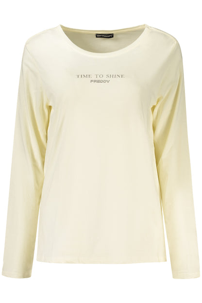 FREDDY WOMEN'S LONG-SLEEVED T-SHIRT WHITE