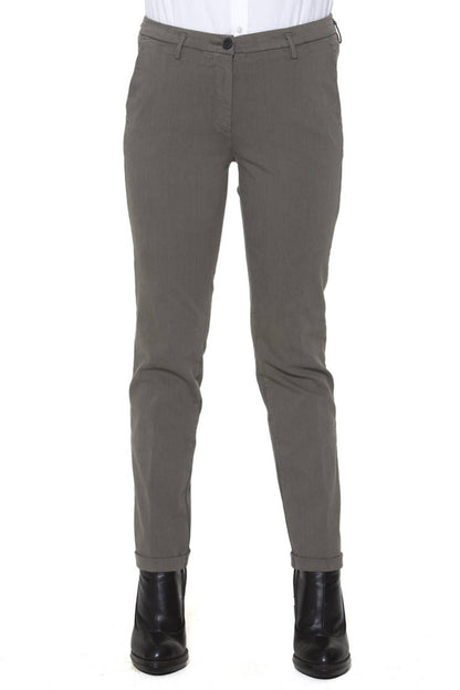 FRED PERRY WOMEN'S GREEN TROUSERS