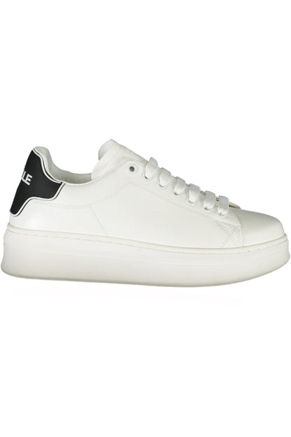 GAELLE PARIS WHITE WOMEN'S SPORTS SHOES