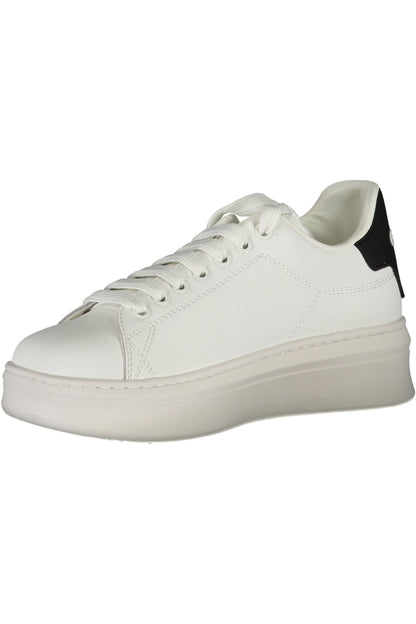 GAELLE PARIS WHITE WOMEN'S SPORTS SHOES
