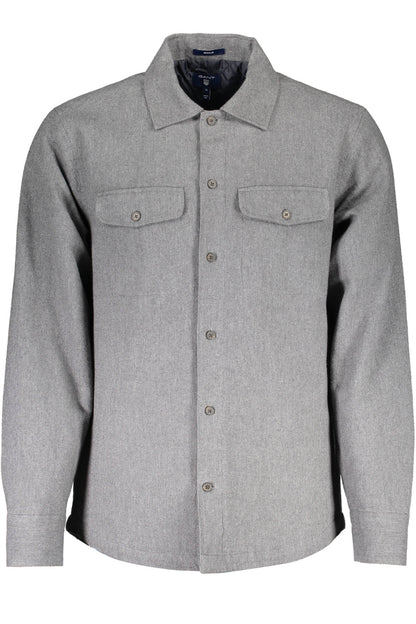 GANT LONG SLEEVE SHIRT MEN GREY