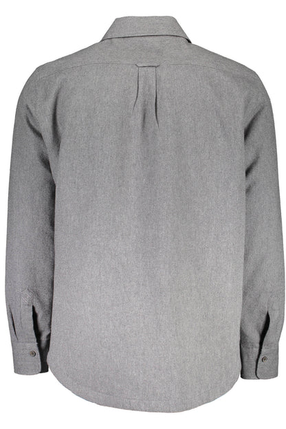 GANT LONG SLEEVE SHIRT MEN GREY
