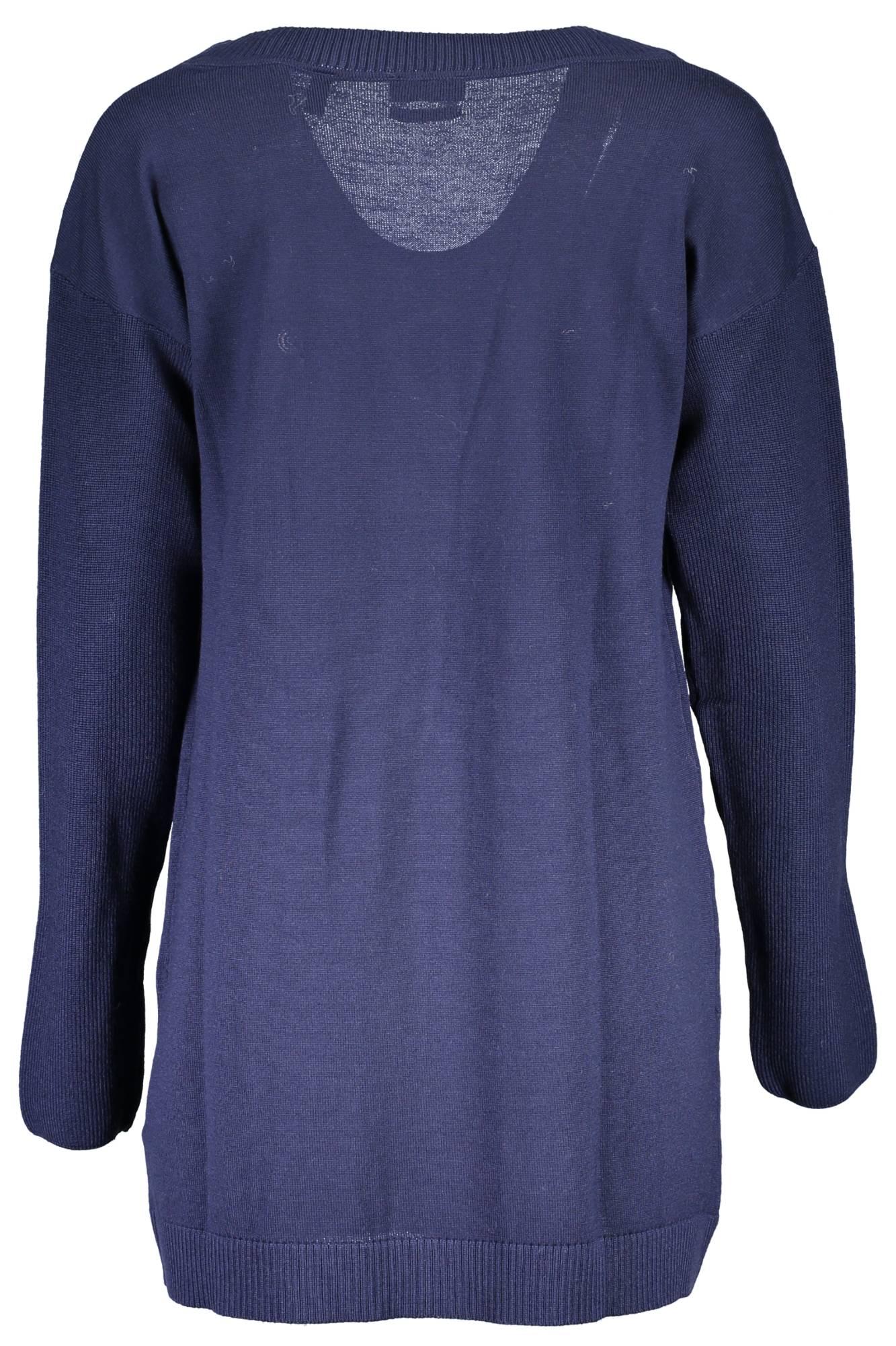 GANT CARDIGAN WOMAN BLUE