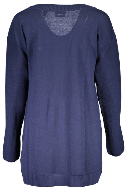 GANT CARDIGAN WOMAN BLUE