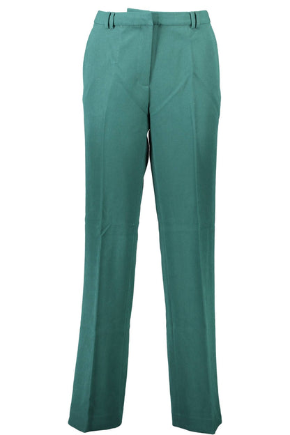 GANT WOMEN'S GREEN TROUSERS