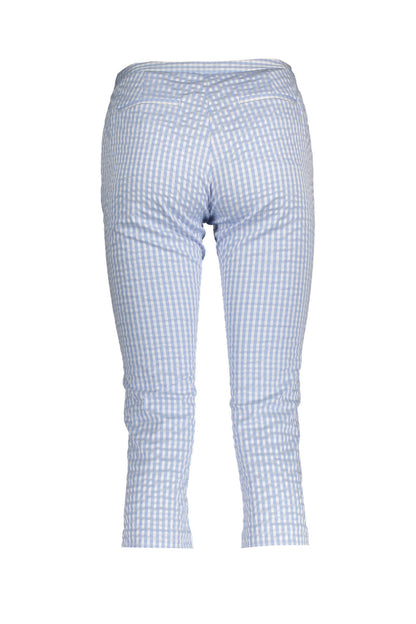 GANT WOMEN'S PINOCCHIETTO LIGHT BLUE TROUSERS