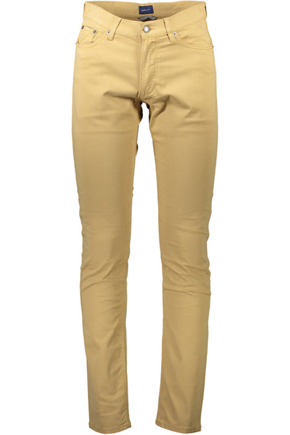 GANT MEN'S BEIGE TROUSERS