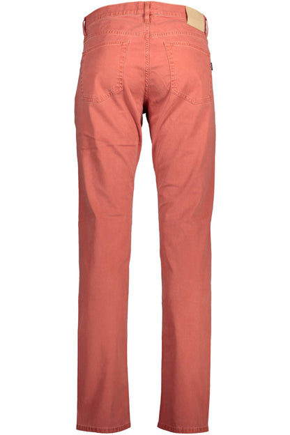 GANT RED MEN'S TROUSERS