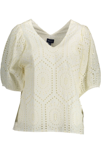 GANT WOMEN'S SHORT SLEEVE T-SHIRT WHITE