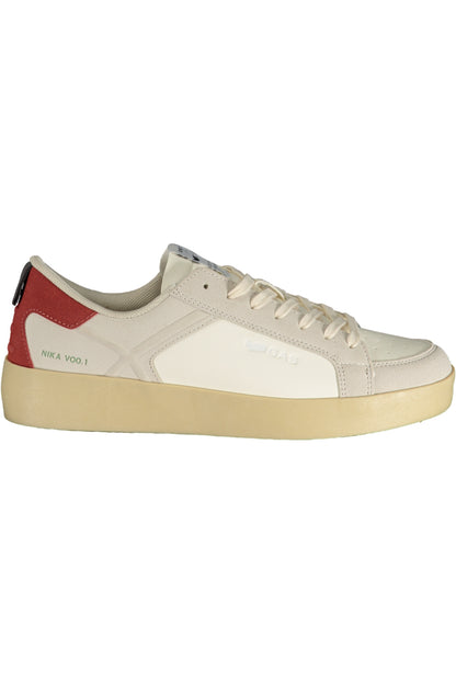 GAS MEN'S WHITE SPORTS FOOTWEAR