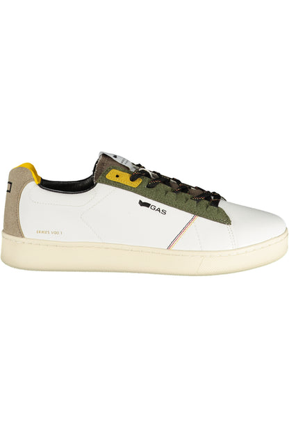 GAS MEN'S WHITE SPORTS FOOTWEAR