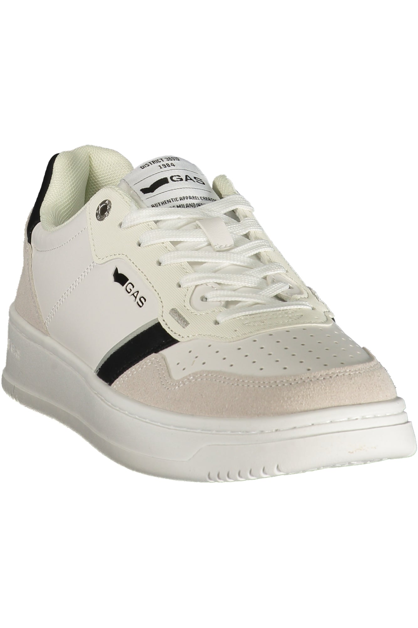 GAS MEN'S WHITE SPORTS FOOTWEAR