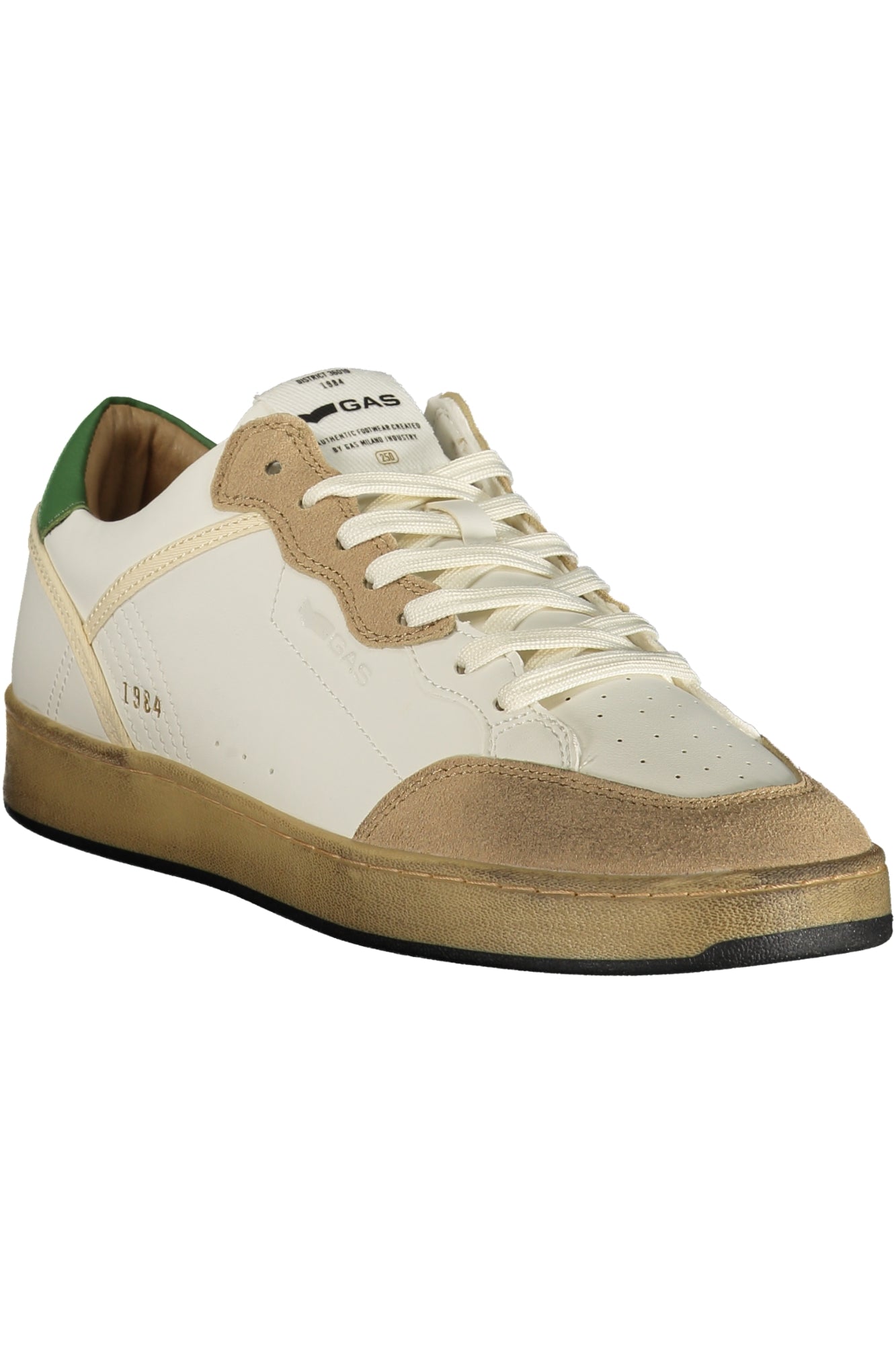 GAS MEN'S WHITE SPORTS FOOTWEAR