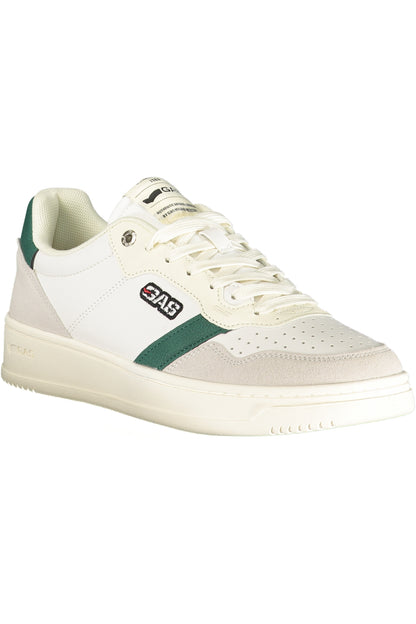 GAS MEN'S WHITE SPORTS FOOTWEAR