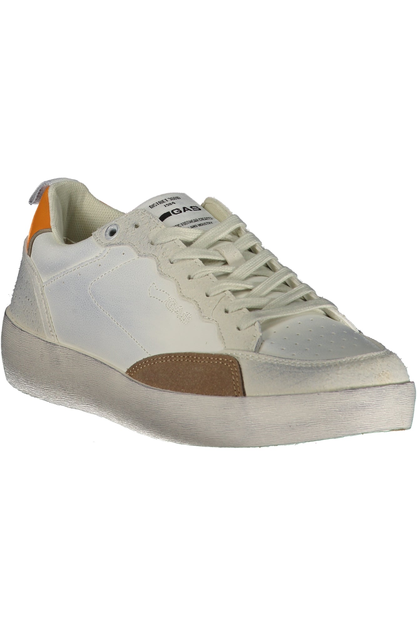 GAS MEN'S WHITE SPORTS FOOTWEAR