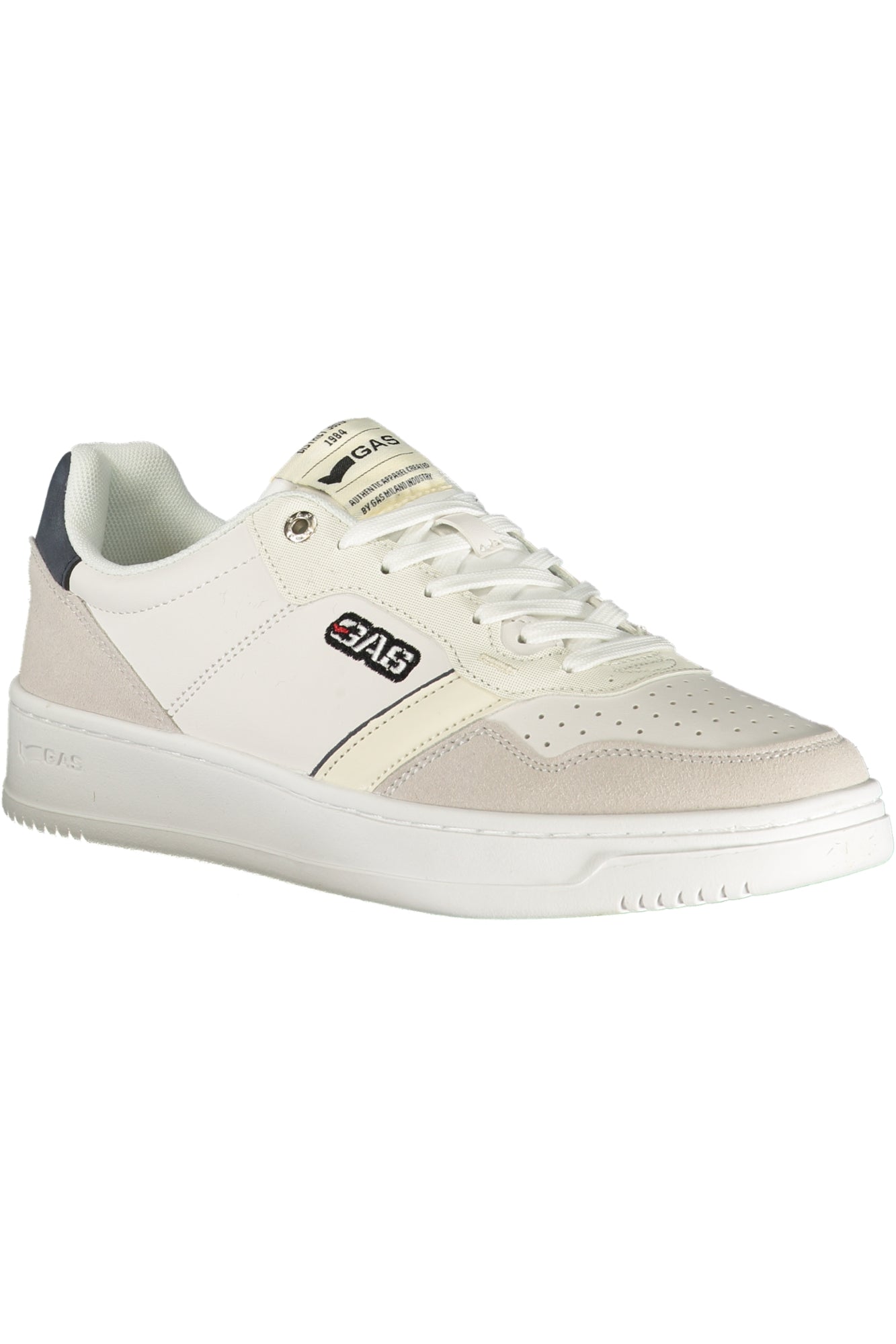 GAS MEN'S WHITE SPORTS FOOTWEAR