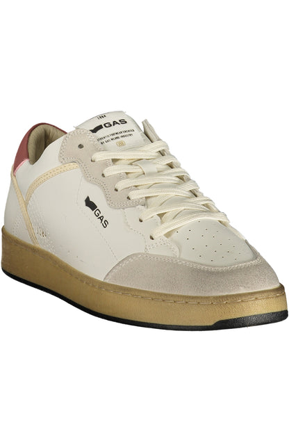 GAS MEN'S WHITE SPORTS FOOTWEAR