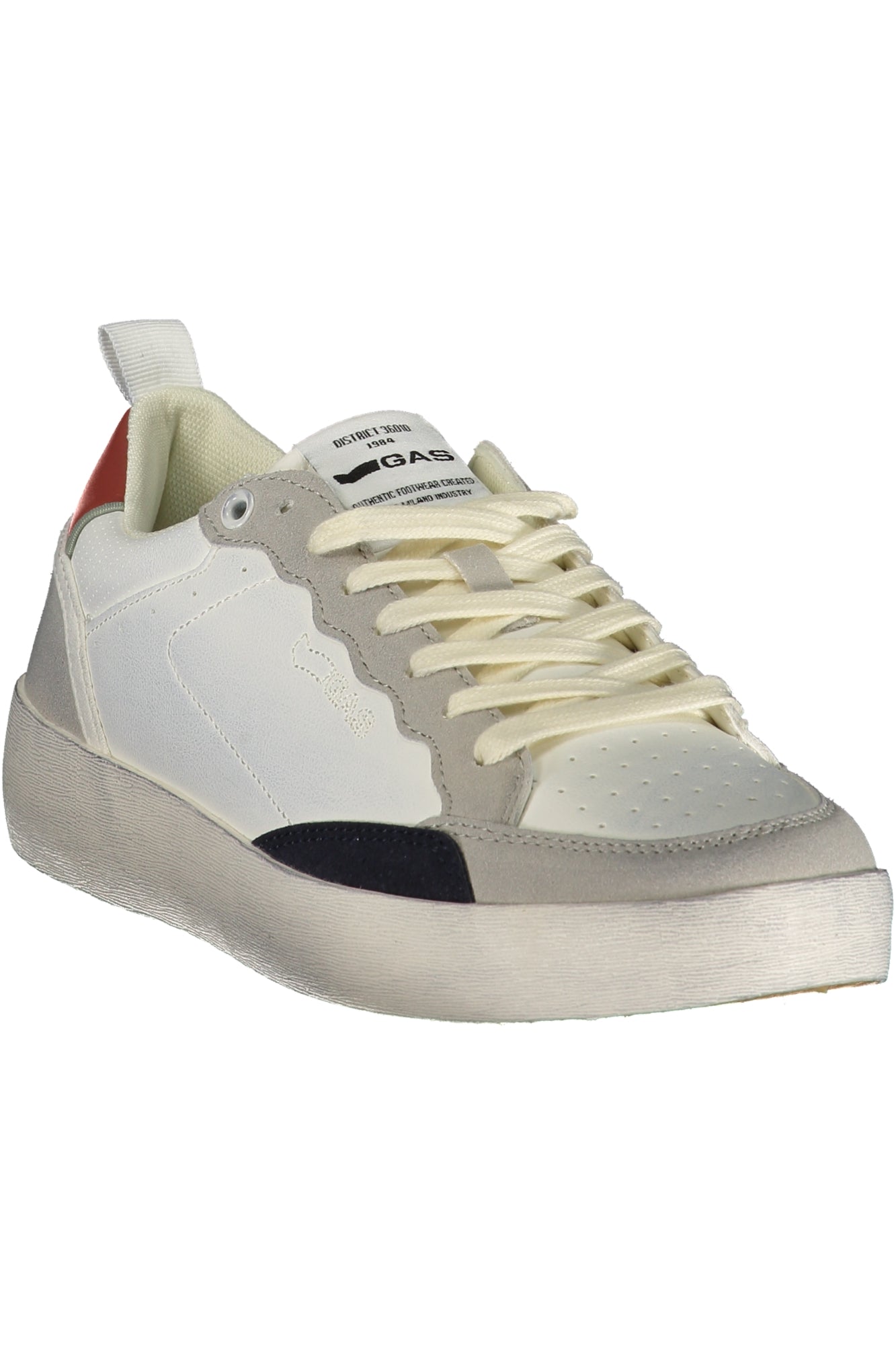 GAS MEN'S WHITE SPORTS FOOTWEAR