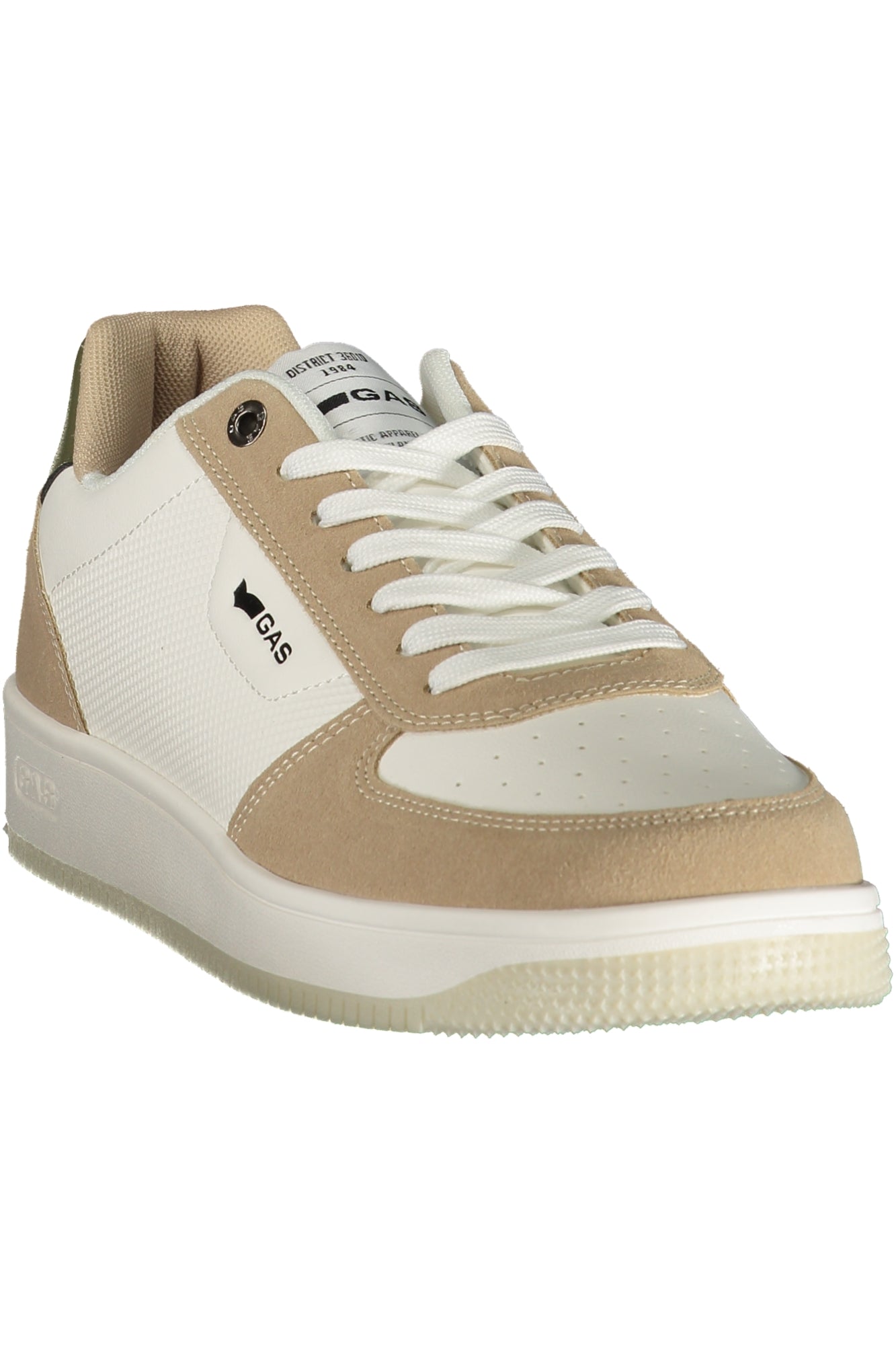 GAS MEN'S WHITE SPORTS FOOTWEAR