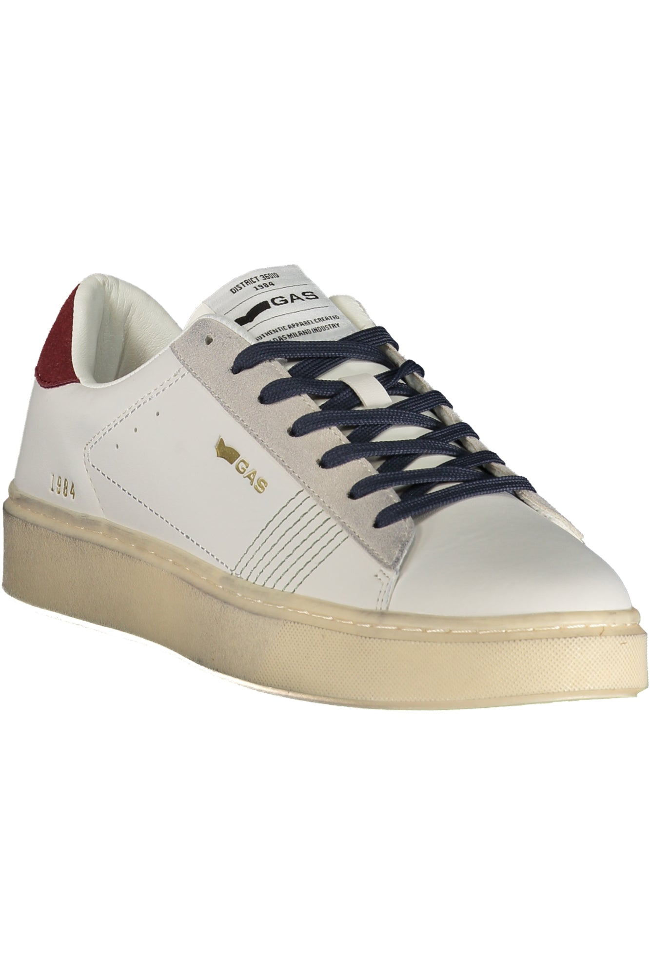 GAS MEN'S WHITE SPORTS FOOTWEAR