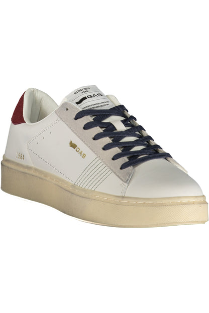 GAS MEN'S WHITE SPORTS FOOTWEAR