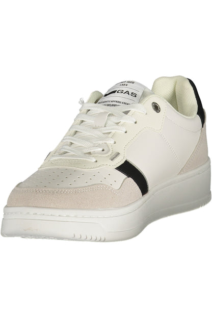 GAS MEN'S WHITE SPORTS FOOTWEAR