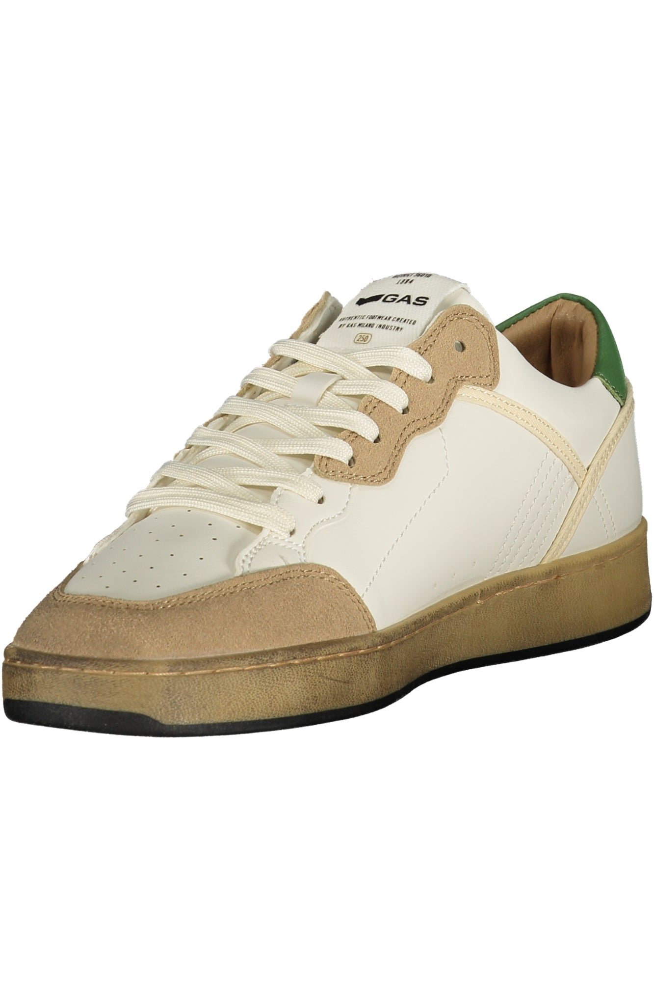 GAS MEN'S WHITE SPORTS FOOTWEAR