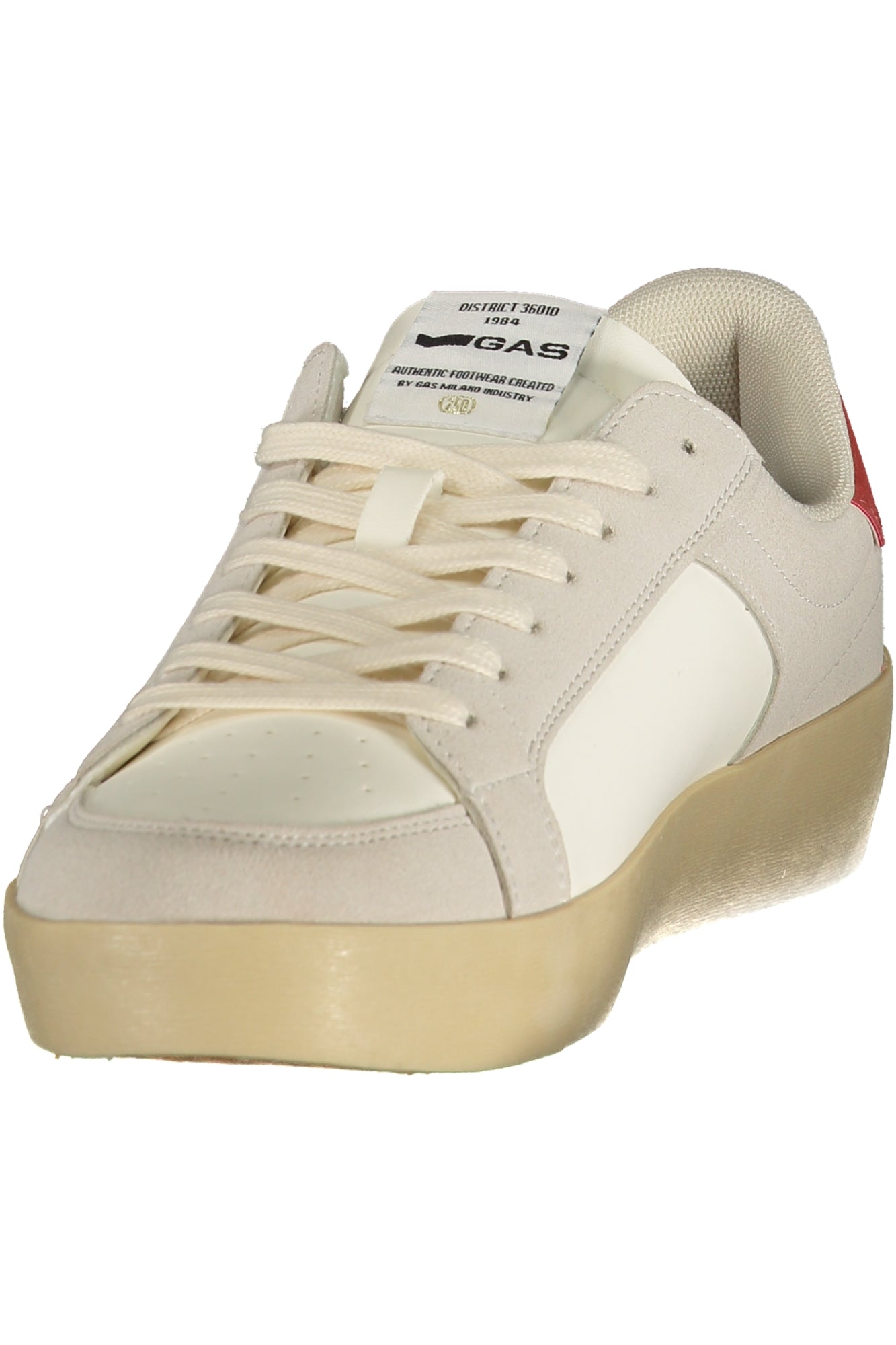 GAS MEN'S WHITE SPORTS FOOTWEAR