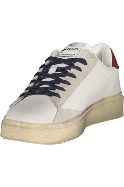 GAS MEN'S WHITE SPORTS FOOTWEAR