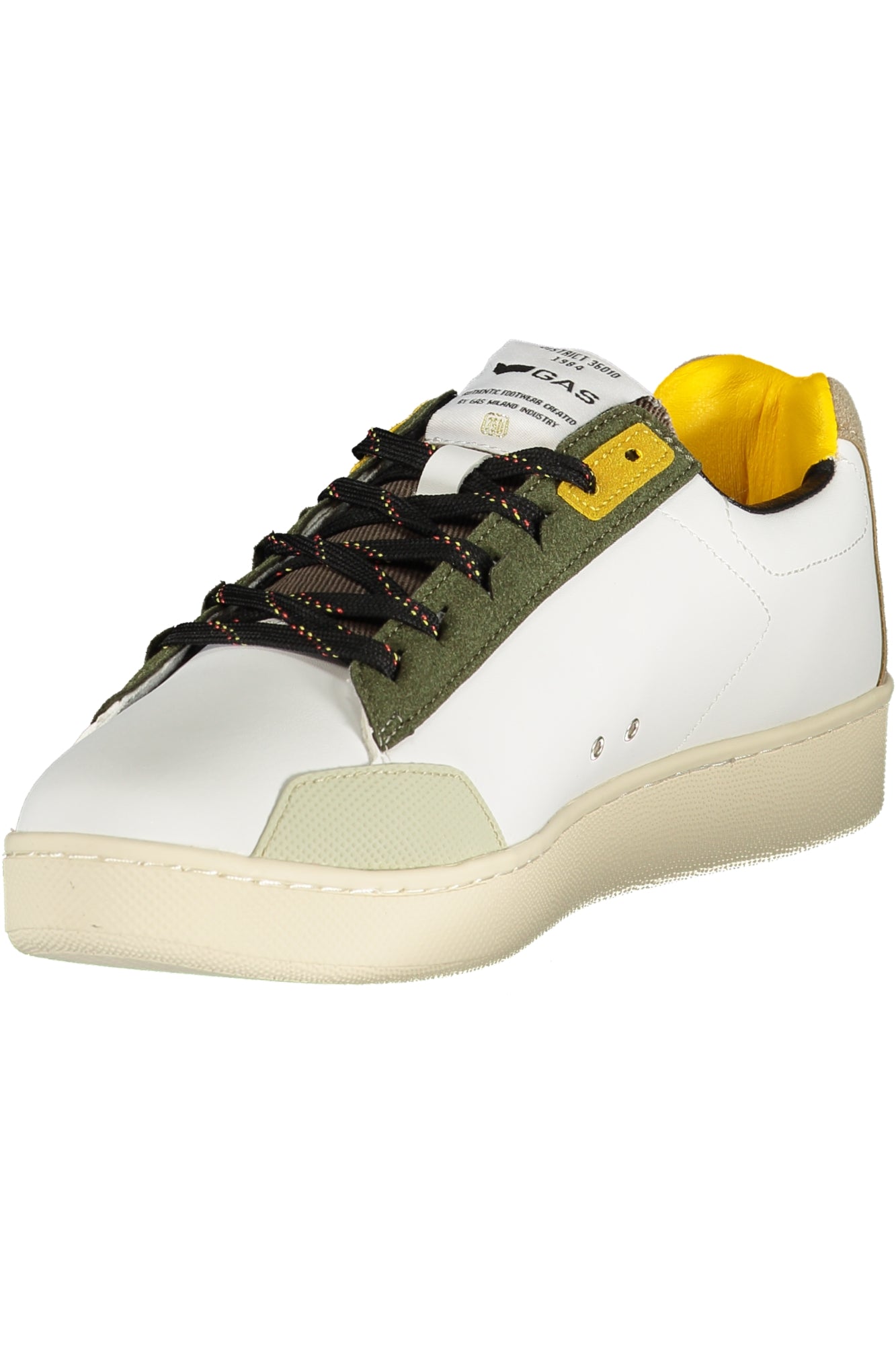 GAS MEN'S WHITE SPORTS FOOTWEAR