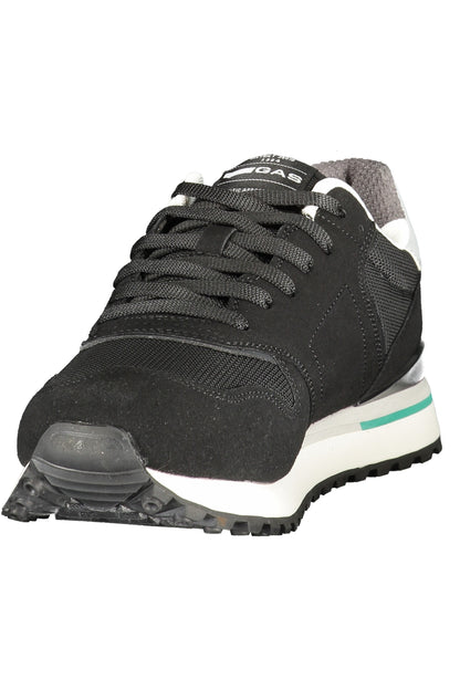GAS MEN'S BLACK SPORTS FOOTWEAR