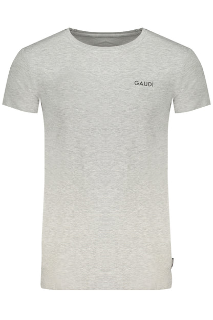 GAUDÌ MEN'S GRAY SHORT SLEEVE T-SHIRT