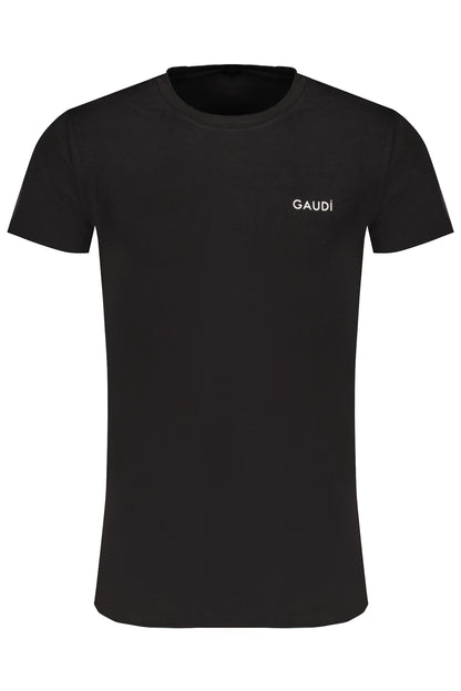 GAUDÌ MEN'S SHORT SLEEVE T-SHIRT BLACK