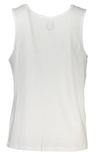GIAN MARCO VENTURI MEN'S WHITE TANK TOP