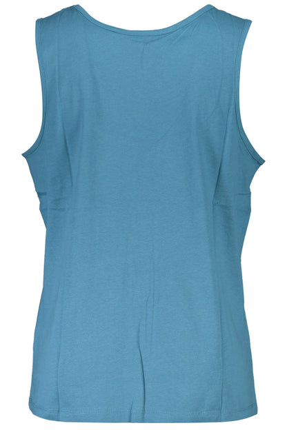 GIAN MARCO VENTURI MEN'S BLUE TANK TOP