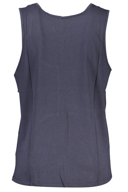GIAN MARCO VENTURI MEN'S BLUE TANK TOP