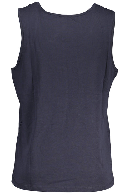 GIAN MARCO VENTURI MEN'S BLUE TANK TOP