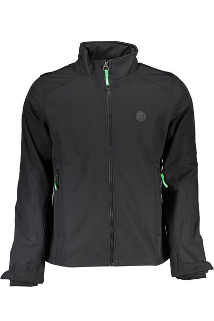 GIAN MARCO VENTURI MEN'S BLACK SPORTS JACKET