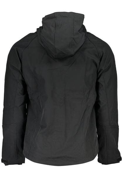 GIAN MARCO VENTURI MEN'S BLACK SPORTS JACKET