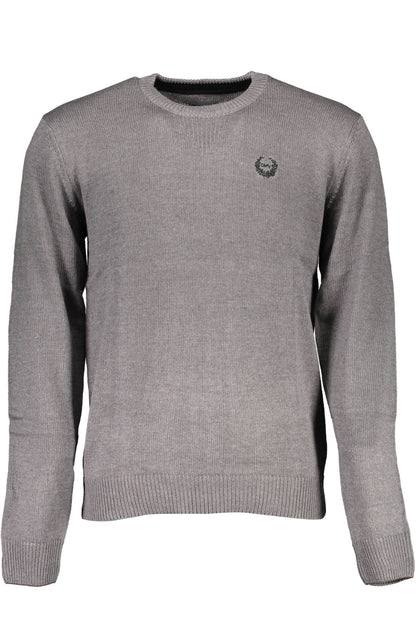GIAN MARCO VENTURI MEN'S GRAY SWEATER