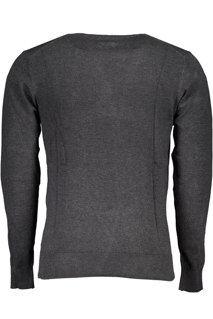 GIAN MARCO VENTURI MEN'S GRAY SWEATER