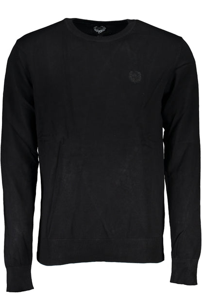 GIAN MARCO VENTURI MEN'S BLACK SWEATER