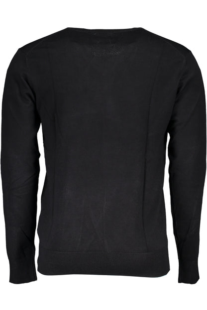 GIAN MARCO VENTURI MEN'S BLACK SWEATER