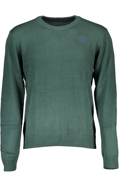 GIAN MARCO VENTURI MEN'S GREEN SWEATER